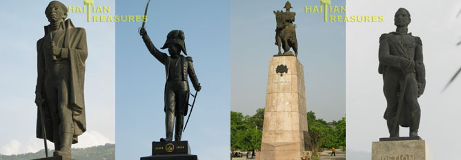 4-heroes, toussaint, dessalines, christophe, petion