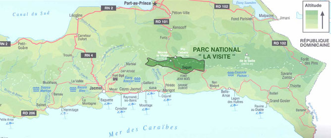 la visite map